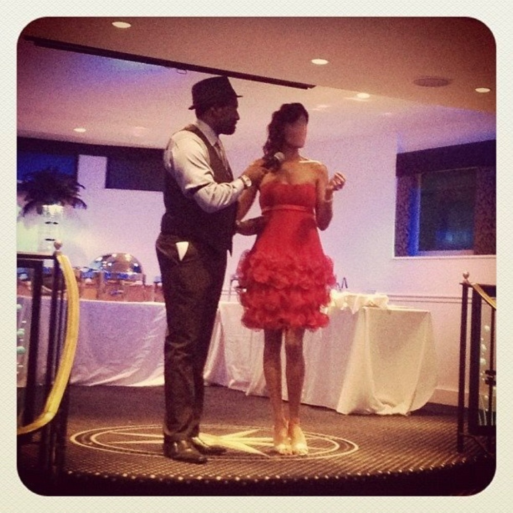 Beautiful Machesa Couture Silk Dress